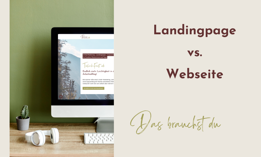 Landingpage vs. Website